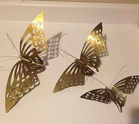 metal butterflies what to do, Metal butterflies need ideas please