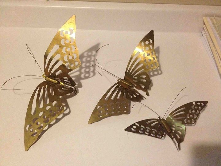 metal butterflies what to do, Metal butterflies need ideas please
