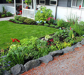 how we are turning a foreclosure yard into gardens of beauty, curb appeal, flowers, gardening, landscape, outdoor living, Both beds were created from scratch