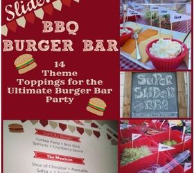 slider bbq burger bar party, outdoor living