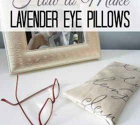 how to lavender eye pillows, crafts