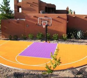 backyard ideas sport court benefits, outdoor living