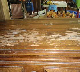 painted furniture nightstand antique refinish, painted furniture, Top took beating over the years from glasses