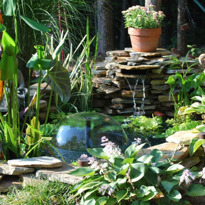 gardening backyard georgia pond, gardening, landscape, outdoor living, ponds water features, After