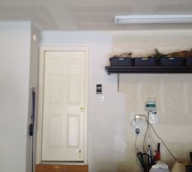 doors garage paint makeover, doors, garages, painting, Typical White Door