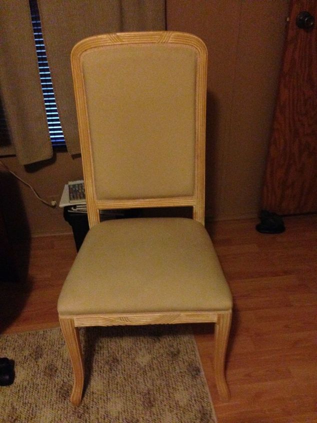 can i get advice with these chairs i just bought, painted furniture, reupholster