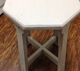 painted furniture stool stencil makeover, chalk paint, painted furniture