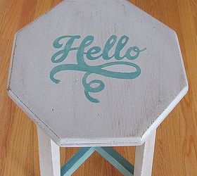 Friendly Little Stool Makeover