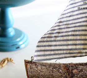 quick and easy diy sailboat decor, crafts, home decor