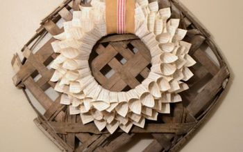 A Hymnal Page Wreath