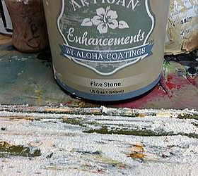 textured painting chalk paint by annie sloan and artisan enhancement, chalk paint, painting, Fine Stone