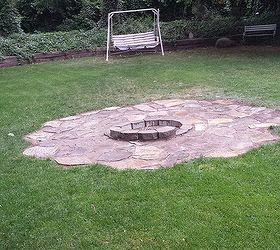 fire pit patio, All done