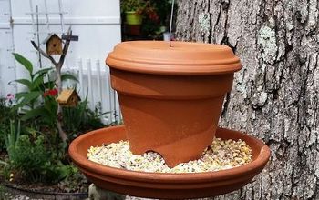 DIY Basic Clay Pot and Saucer Bird Feeder