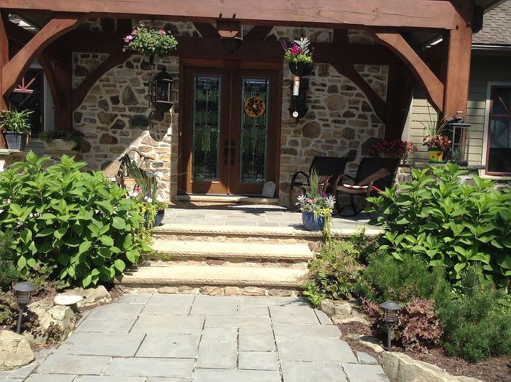gardening tips hydrangea downsizing, gardening, Front porch