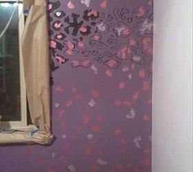 bedroom ideas girls makeover cheetah pink, bedroom ideas, painting, wall decor