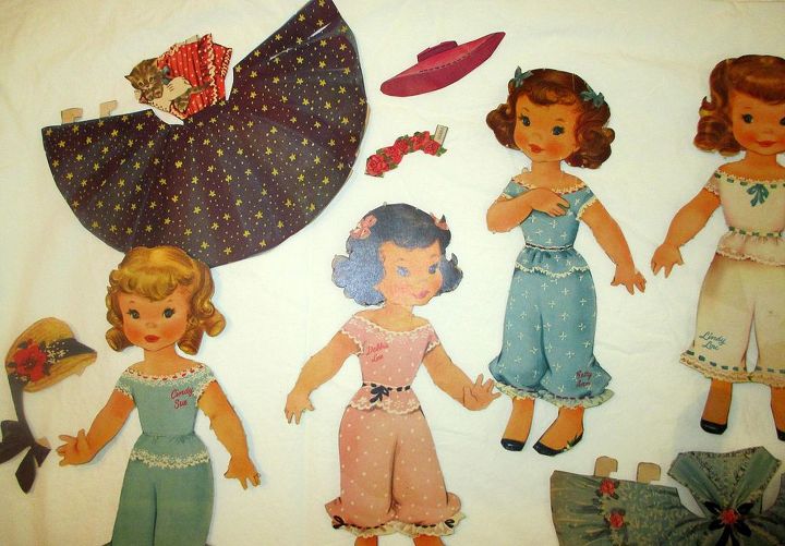 what to do with 1950 s paper dolls