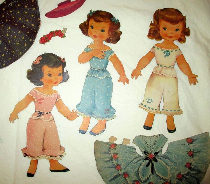 what to do with 1950 s paper dolls