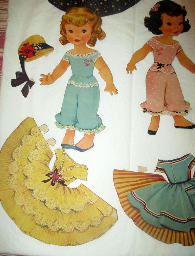 what to do with 1950 s paper dolls