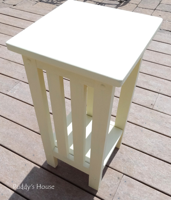 diy plant stand makeover, home decor, painted furniture