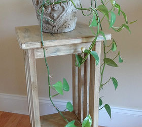 diy plant stand makeover, home decor, painted furniture