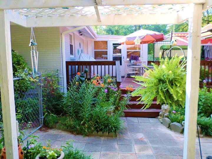 decks garden north carolina backyard, decks, flowers, landscape, outdoor furniture, outdoor living