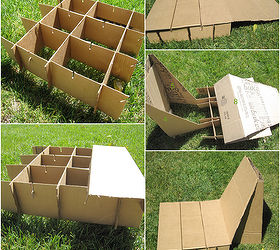 how to furniture cardboard duct tape, diy, go green, outdoor furniture, outdoor living, repurposing upcycling