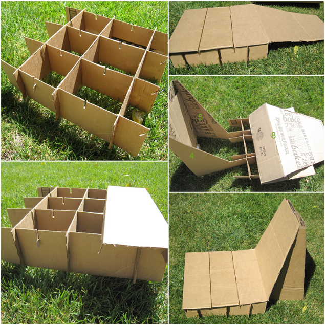 how to furniture cardboard duct tape, diy, go green, outdoor furniture, outdoor living, repurposing upcycling