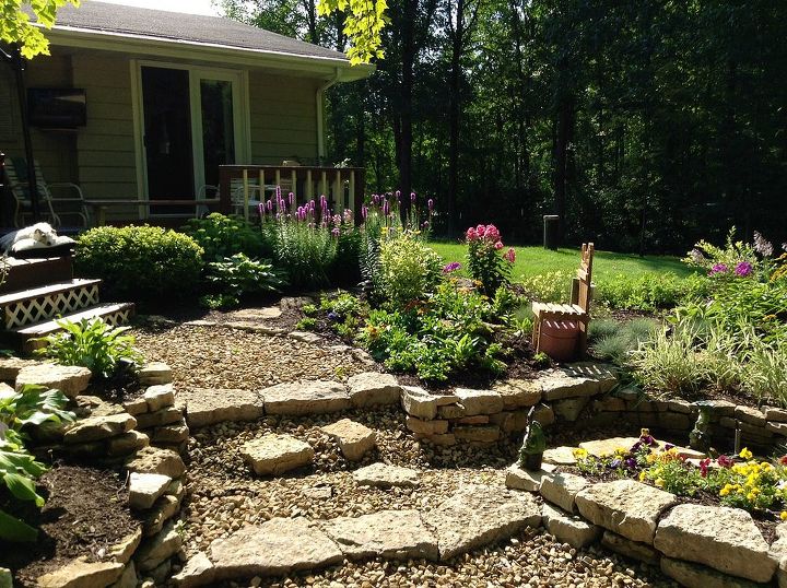 gardening midwest backyard summer, flowers, gardening, outdoor living, ponds water features
