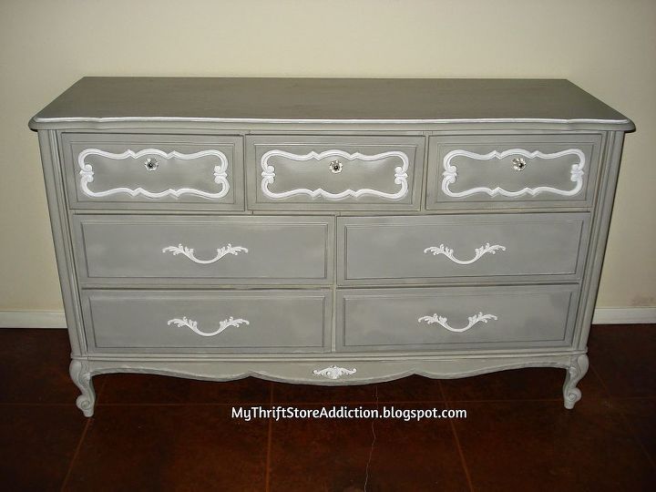 painted furniture dresser upcycle, painted furniture