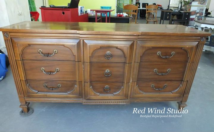 Black Wash Painting A Dresser Hometalk