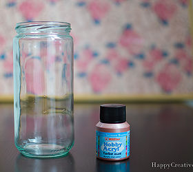 home decor glass jar vase refinish, crafts, home decor, repurposing upcycling