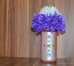 home decor glass jar vase refinish, crafts, home decor, repurposing upcycling