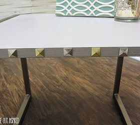 target room essential table makeover studs, painted furniture