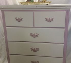Hand Painted Antique Dresser for Customer