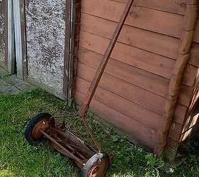 What can I do with a old reel lawnmower?