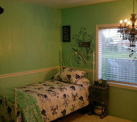 guest room makeover, bedroom ideas, painting, wall decor, Finished
