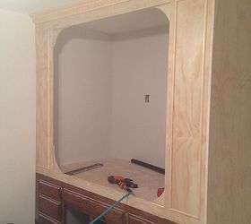 Old Kitchen Cabinets Into Built-In Bed Hometalk