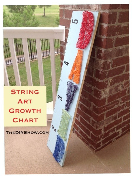 crafts string art growth chart, crafts, diy