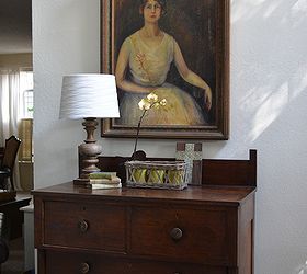thrifted dresser entryway story, foyer, painted furniture, woodworking projects