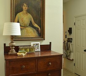 thrifted dresser entryway story, foyer, painted furniture, woodworking projects