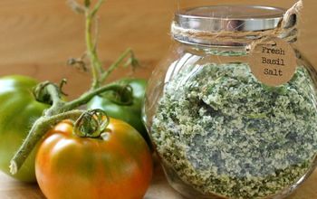  Aproveite sua colheita abundante de manjericão durante todo o ano com sal de manjericão fresco
