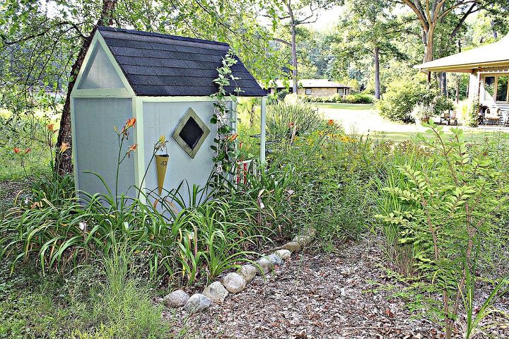 garden ideas playhouse summer, gardening, landscape, outdoor living