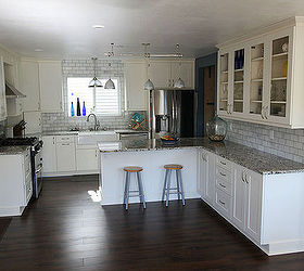 diy hampton carrara polished kitchen backsplash, diy, kitchen backsplash, kitchen design, tiling