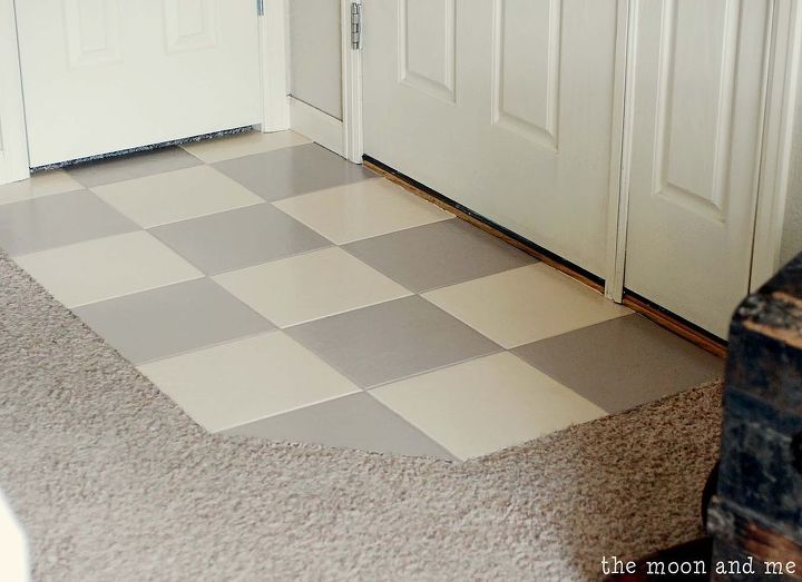 Painting A Ceramic Tile Floor Hometalk Painting Tile Ceramic Floor Chalk Paint Diy Flooring