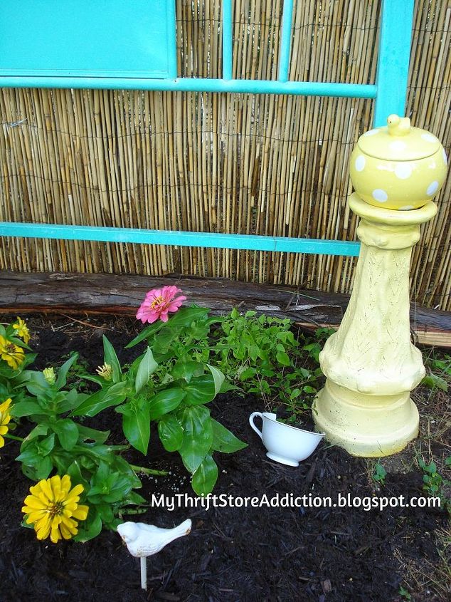 garden ideas repurposed headboard flower bed, flowers, gardening, repurposing upcycling