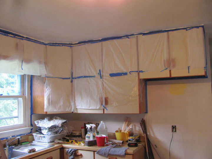 kitchen cabinets material staining, kitchen cabinets, kitchen design, painting