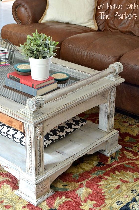 chalk paint coffee table makeover homemade, chalk paint, painted furniture
