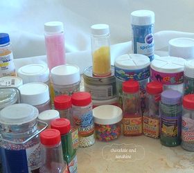 mason jars kitchen storage sprinkles, mason jars, organizing, Sprinkle Container Mess