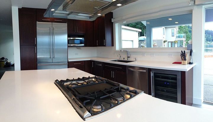 kitchen redo waterfront makeover seattle, home improvement, kitchen cabinets, kitchen design, kitchen island