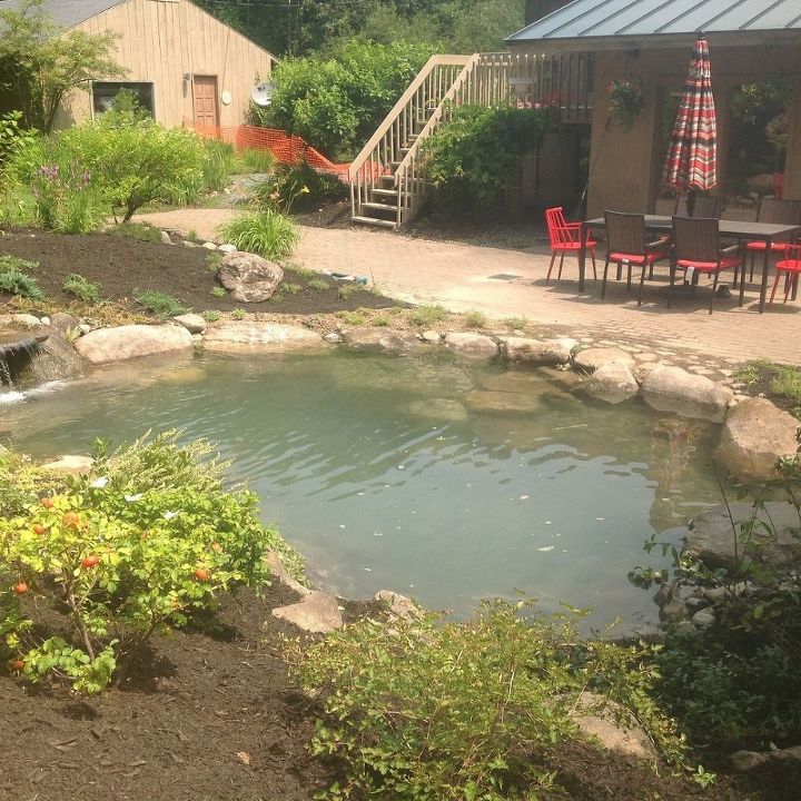landscaping pond backyard destination, landscape, ponds water features, Nature Scapes Recreational Pond